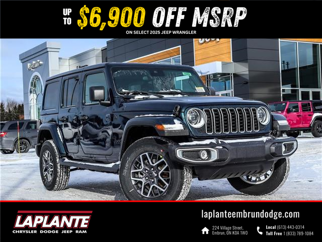 2025 Jeep Wrangler Sahara (Stk: 25069) in Embrun - Image 1 of 21