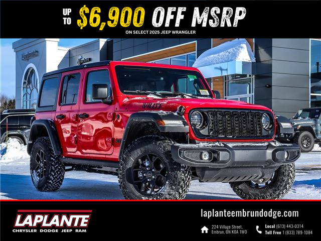 2025 Jeep Wrangler Sport (Stk: 25086) in Embrun - Image 1 of 21