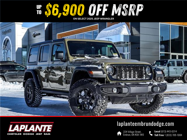 2025 Jeep Wrangler Sport (Stk: 25090) in Embrun - Image 1 of 21