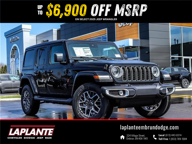 2025 Jeep Wrangler Sahara (Stk: 25066) in Embrun - Image 1 of 21
