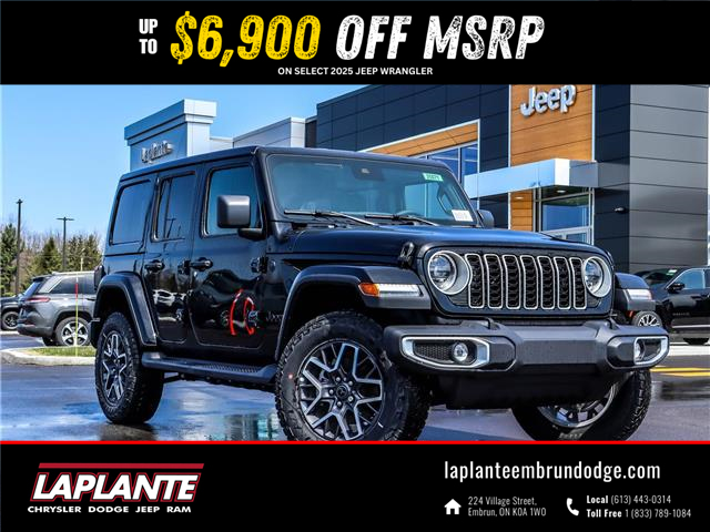 2025 Jeep Wrangler Sahara (Stk: 25071) in Embrun - Image 1 of 22