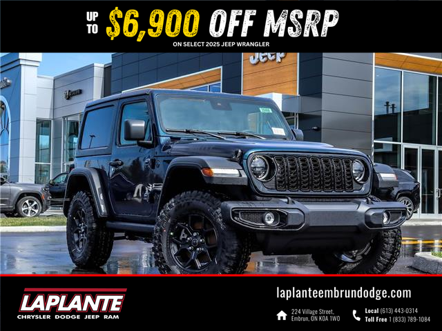 2025 Jeep Wrangler Sport (Stk: 25068) in Embrun - Image 1 of 20
