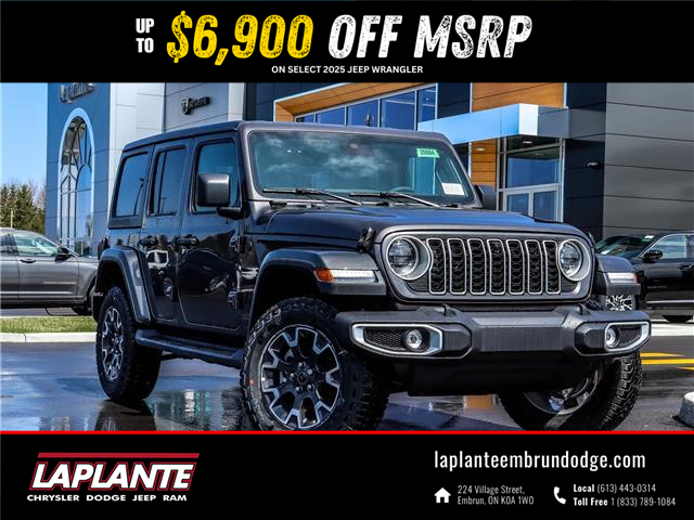 2025 Jeep Wrangler Sahara (Stk: 25084) in Embrun - Image 1 of 22