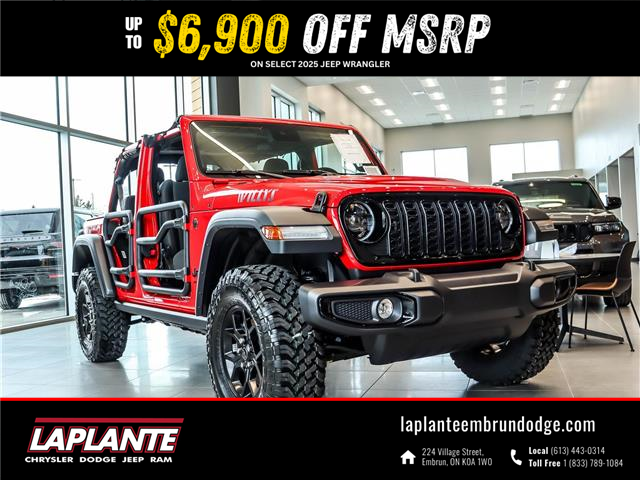 2025 Jeep Wrangler Sport (Stk: 25087) in Embrun - Image 1 of 19