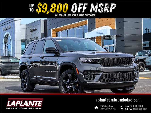 2025 Jeep Grand Cherokee Laredo (Stk: 25092) in Embrun - Image 1 of 23