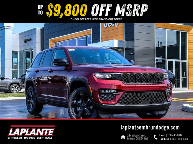 2025 Jeep Grand Cherokee Limited (Stk: 25111) in Embrun - Image 1 of 24