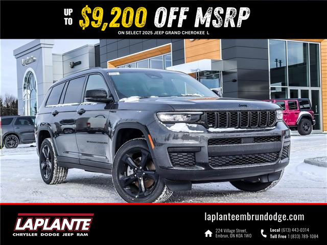 2025 Jeep Grand Cherokee L Laredo (Stk: 25045) in Embrun - Image 1 of 24