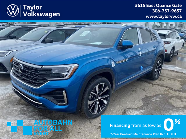 2025 Volkswagen Atlas Cross Sport 2.0 TSI Execline (Stk: 250211) in Regina - Image 1 of 14