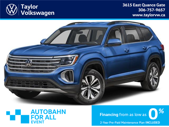 2025 Volkswagen Atlas 2.0 TSI Comfortline (Stk: 250253) in Regina - Image 1 of 11