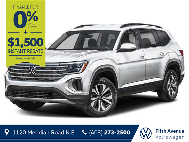 2025 Volkswagen Atlas 2.0 TSI Comfortline (Stk: W53439) in Calgary - Image 1 of 11