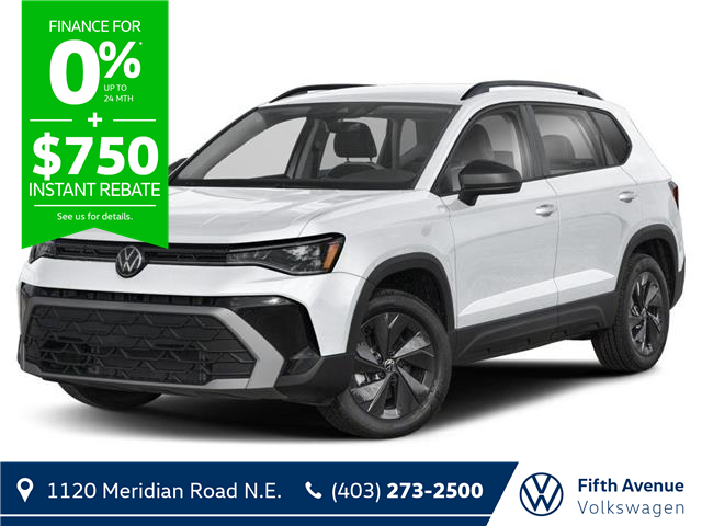 2025 Volkswagen Taos Trendline (Stk: T28985) in Calgary - Image 1 of 11