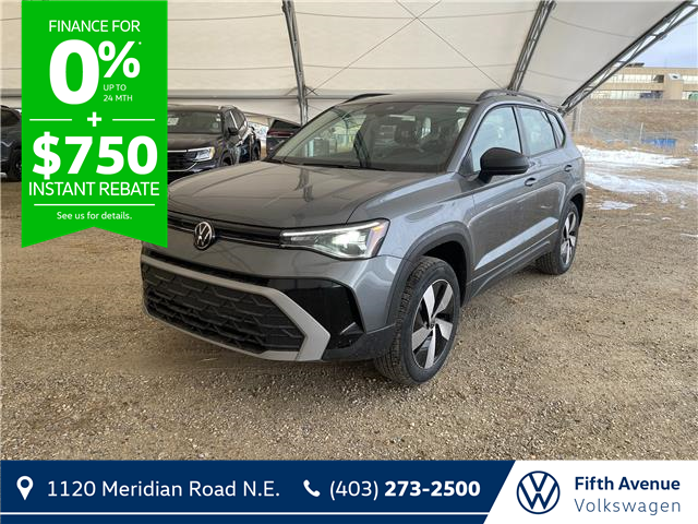 2025 Volkswagen Taos Trendline (Stk: 25141) in Calgary - Image 1 of 13