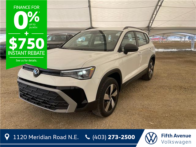 2025 Volkswagen Taos Trendline (Stk: 25204) in Calgary - Image 1 of 14