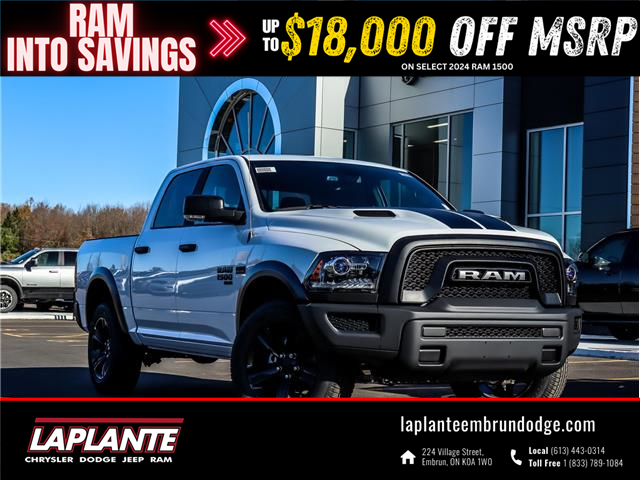 2024 RAM 1500 Classic Warlock (Stk: 24168) in Embrun - Image 1 of 22