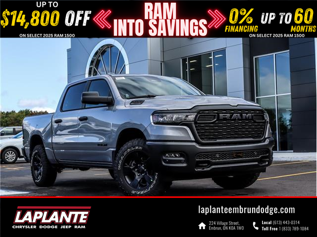 2025 RAM 1500 Tradesman (Stk: 25021) in Embrun - Image 1 of 21
