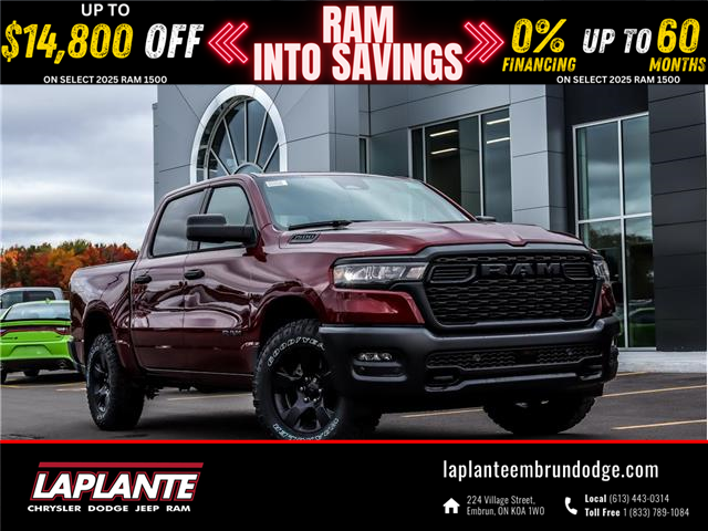 2025 RAM 1500 Tradesman (Stk: 25020) in Embrun - Image 1 of 20