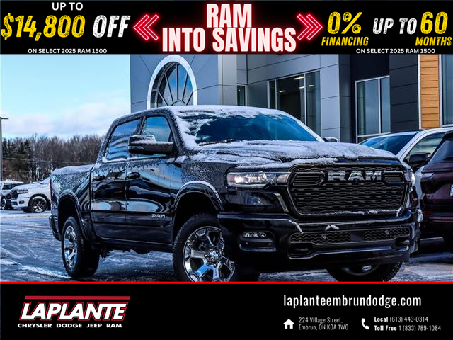 2025 RAM 1500 Big Horn (Stk: 25054) in Embrun - Image 1 of 22