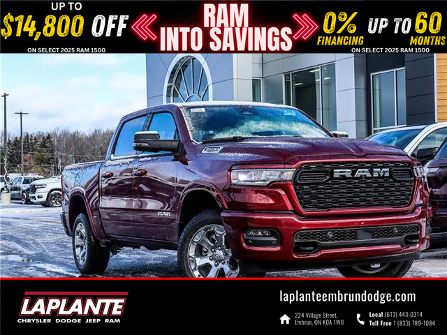 2025 RAM 1500 Big Horn (Stk: 25056) in Embrun - Image 1 of 23