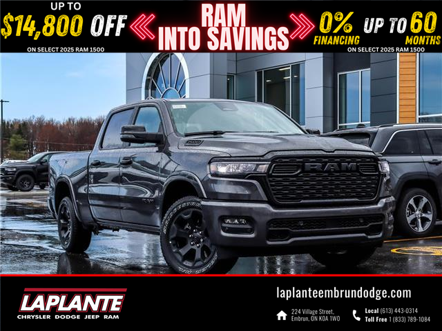2025 RAM 1500 Big Horn (Stk: 25106) in Embrun - Image 1 of 23