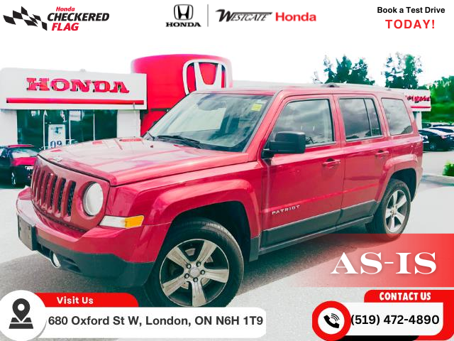2016 Jeep Patriot Sport/North (Stk: R0665B) in London - Image 1 of 23