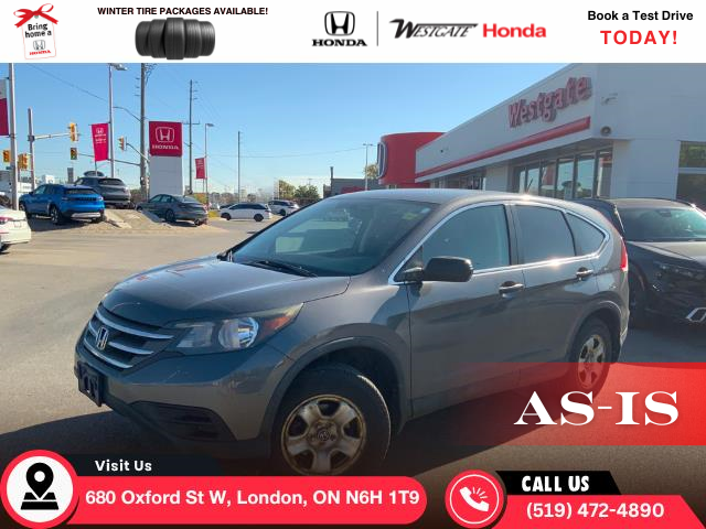2014 Honda CR-V LX (Stk: S0167A) in London - Image 1 of 21 2014 Honda CR-V LX (Stk: S0167A) in London - Image 1 of 21
