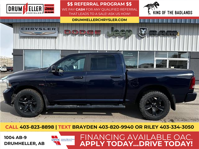 2018 RAM 1500 Sport (Stk: 5176) in Drumheller, - Image 1 of 27