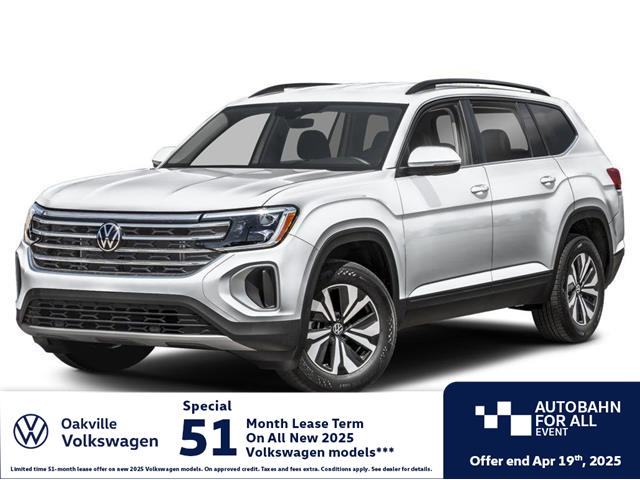2025 Volkswagen Atlas 2.0 TSI Comfortline (Stk: 173205) in Oakville - Image 1 of 11