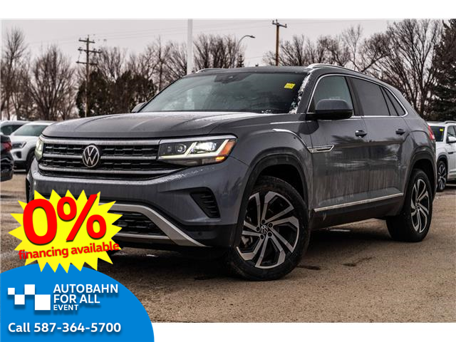 2023 Volkswagen Atlas Cross Sport 3.6 FSI Highline (Stk: KU0343) in Okotoks - Image 1 of 36