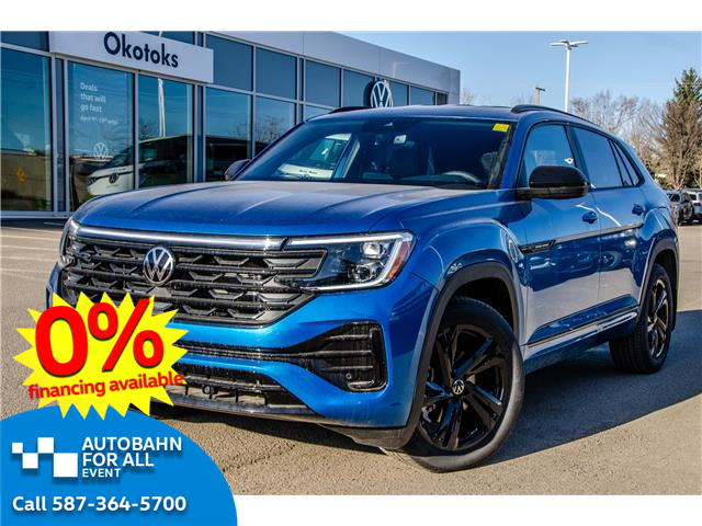 2025 Volkswagen Atlas Cross Sport 2.0 TSI Comfortline R-Line Black Edition (Stk: KS-83) in Okotoks - Image 1 of 33