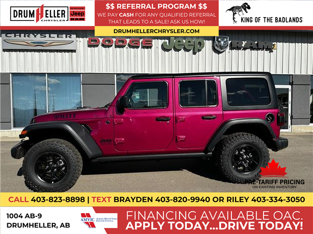 2024 Jeep Wrangler Sport (Stk: 27986) in Drumheller, - Image 1 of 26