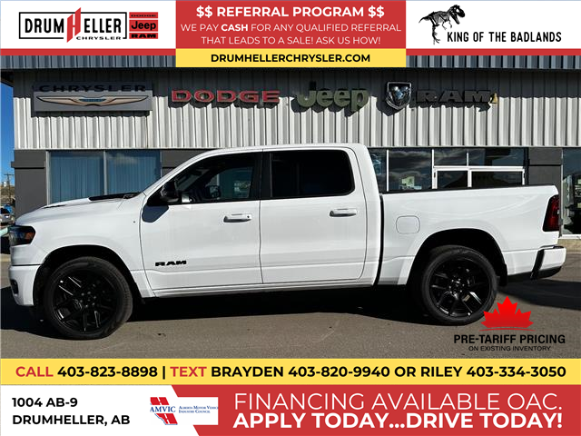 2025 RAM 1500 Sport (Stk: 28023) in Drumheller, - Image 1 of 28