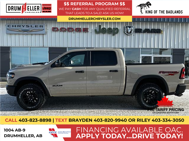 2025 RAM 1500 Rebel (Stk: 28340) in Drumheller, - Image 1 of 28