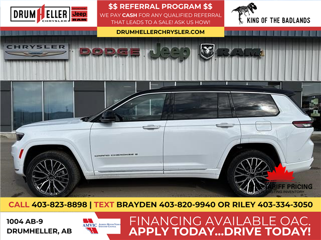 2025 Jeep Grand Cherokee L Summit (Stk: 28406) in Drumheller, - Image 1 of 26
