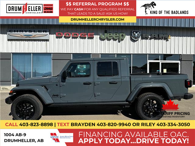 2025 Jeep Gladiator Sport S (Stk: 28445) in Drumheller, - Image 1 of 26