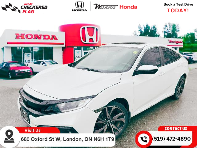 2021 Honda Civic Sport (Stk: UC5286) in London - Image 1 of 14