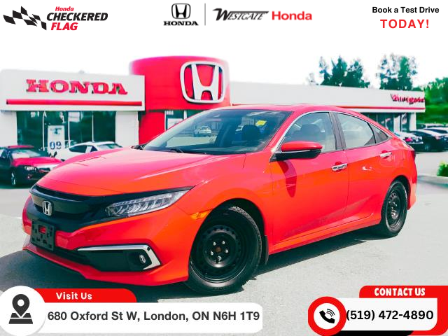 2020 Honda Civic Touring (Stk: R0763A) in London - Image 1 of 24