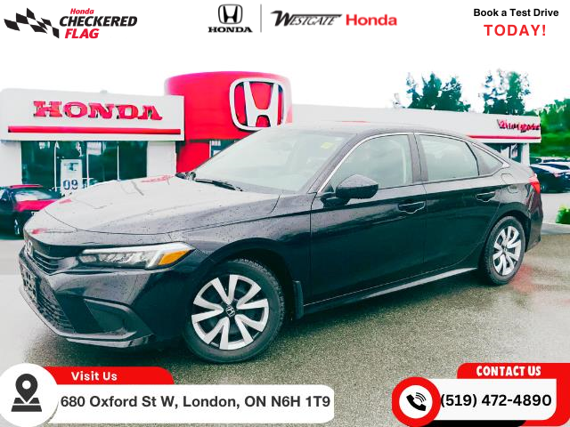 2022 Honda Civic LX (Stk: R0736A) in London - Image 1 of 23