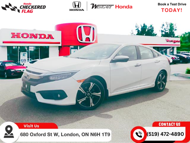 2017 Honda Civic Touring (Stk: S0041A) in London - Image 1 of 25