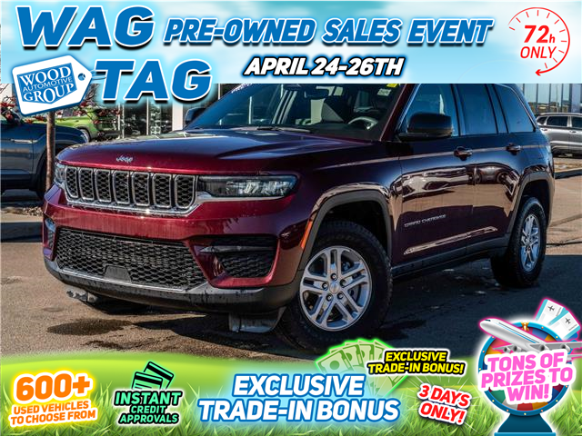 2024 Jeep Grand Cherokee Laredo (Stk: SU7523) in Calgary - Image 1 of 33