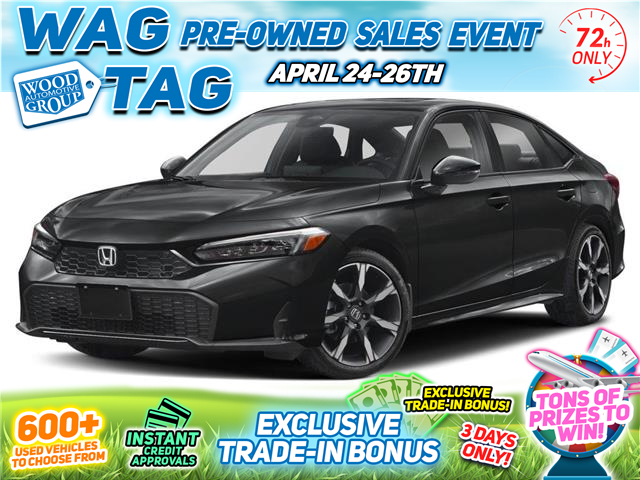 2025 Honda Civic Hybrid Sport Touring (Stk: CQ0950) in Calgary - Image 1 of 12