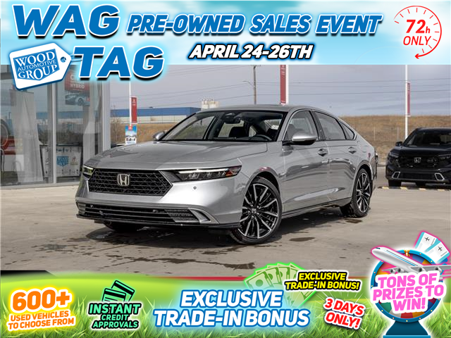2025 Honda Accord Hybrid Touring (Stk: AQ0833) in Calgary - Image 1 of 35