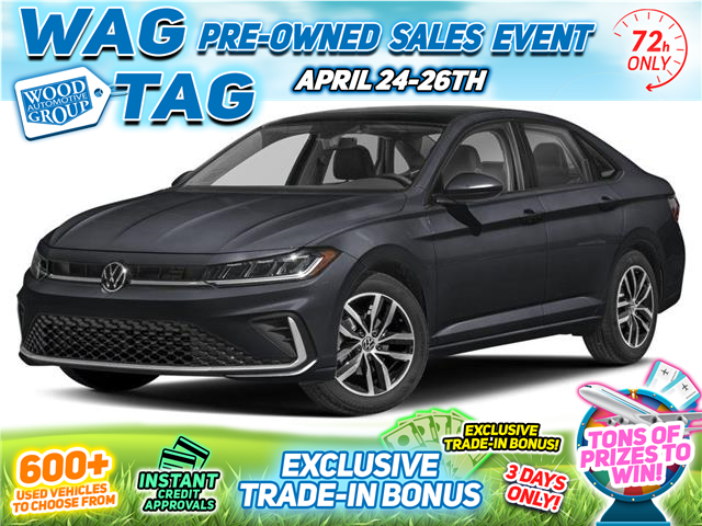 2025 Volkswagen Jetta Comfortline (Stk: SU7554) in Calgary - Image 1 of 11