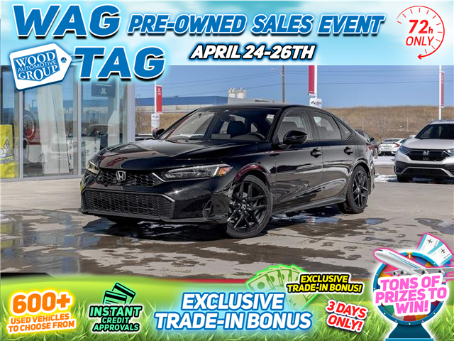 2025 Honda Civic Sport (Stk: CQ0924) in Calgary - Image 1 of 36