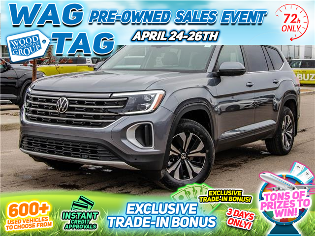 2024 Volkswagen Atlas 2.0 TSI Comfortline (Stk: U7471) in Calgary - Image 1 of 35