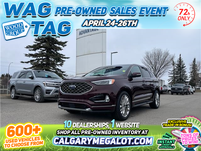 2021 Ford Edge Titanium (Stk: S-186A) in Calgary - Image 1 of 22
