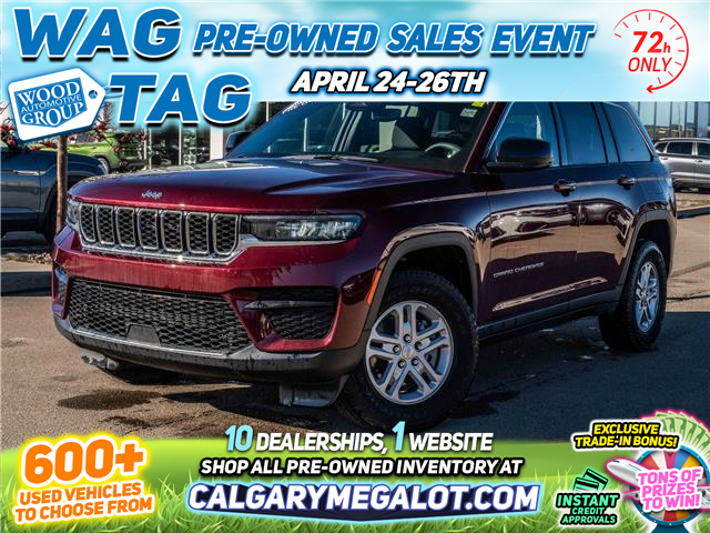 2024 Jeep Grand Cherokee Laredo (Stk: SU7523) in Calgary - Image 1 of 33