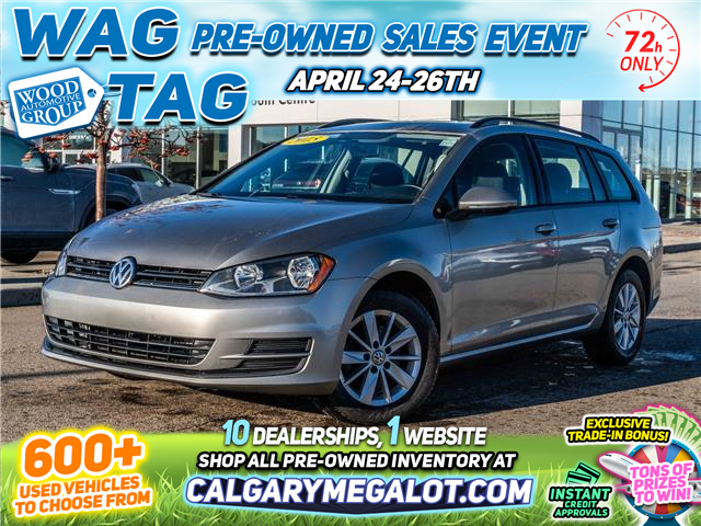 2015 Volkswagen Golf Sportwagon 1.8 TSI Trendline (Stk: SU7521) in Calgary - Image 1 of 32