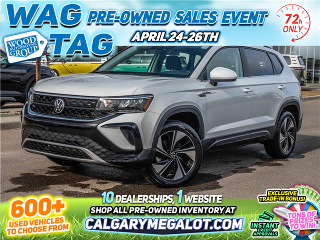 2024 Volkswagen Taos Comfortline (Stk: SU7550) in Calgary - Image 1 of 34