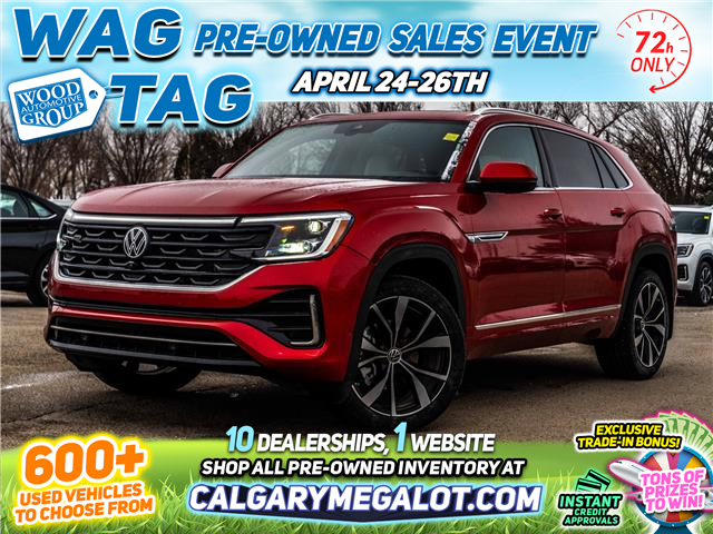 2024 Volkswagen Atlas Cross Sport 2.0 TSI Execline (Stk: KU0337) in Okotoks - Image 1 of 35