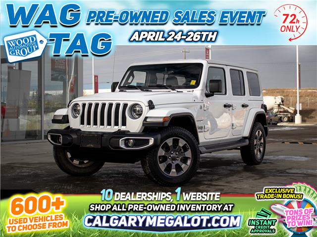 2019 Jeep Wrangler Unlimited Sahara (Stk: TQ0550A) in Calgary - Image 1 of 34